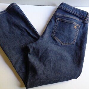 SUSAN GRAVER Capri Blue Jeans Size 8 Petite Preloved